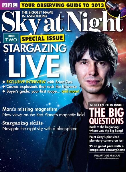 BBC Sky at Night – January 2013 Cover