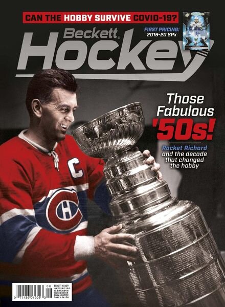 Beckett Hockey – June 2020 Cover