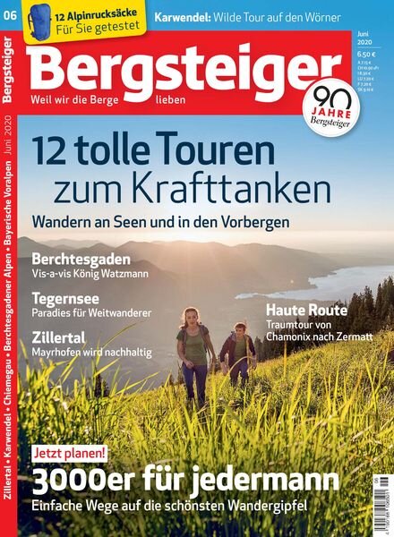 Bergsteiger – Juni 2020 Cover