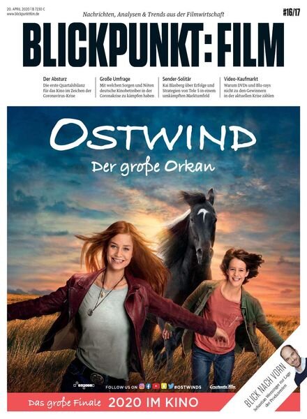 Blickpunkt Film – 20 April 2020 Cover