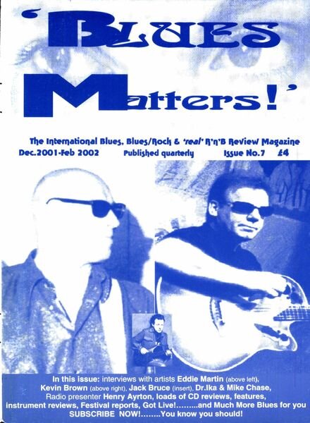 Blues Matters! – Issue 7 Cover