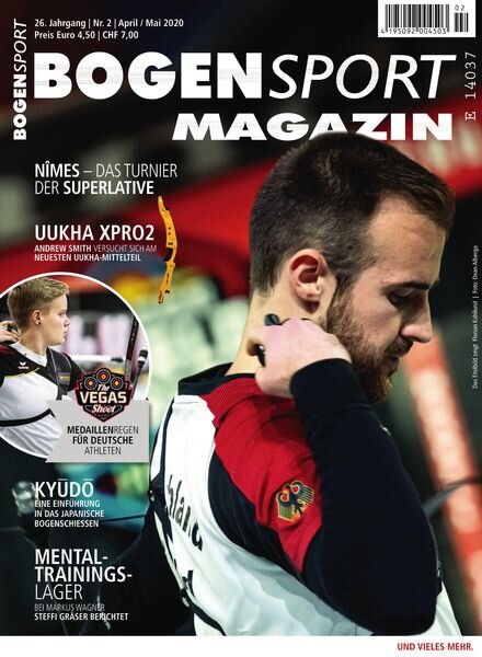 Bogensport Magazin – April-Mai 2020 Cover