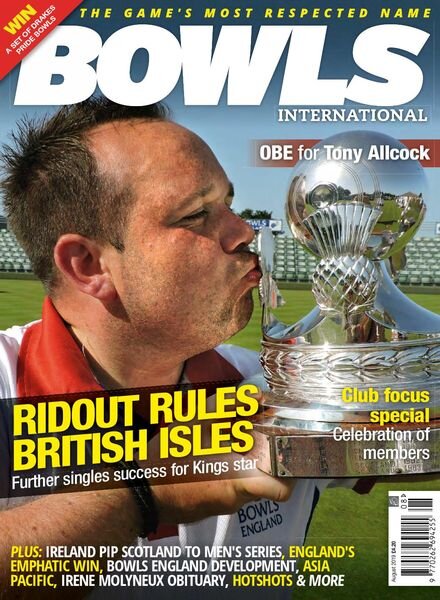 Bowls International – August 2019 Cover