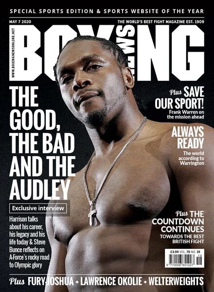 Boxing News – 7 May 2020 Cover