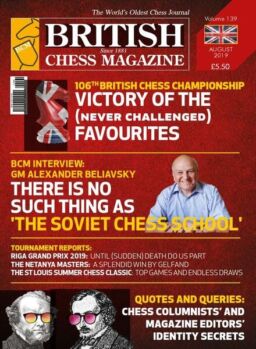 British Chess Magazine – August 2019
