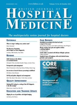 British Journal of Hospital Medicine – October 2015