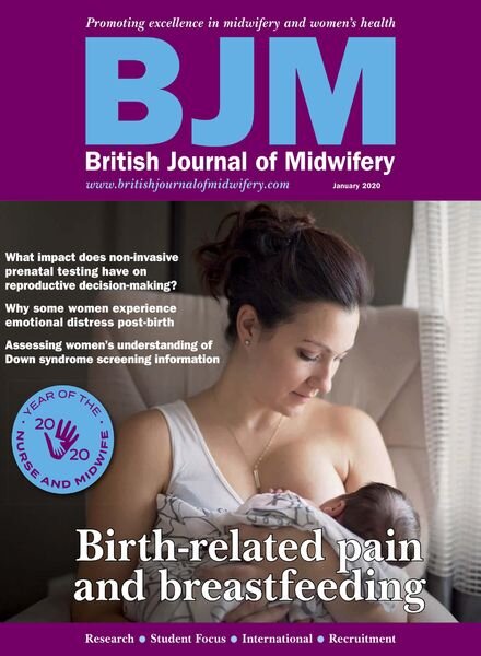 British Journal of Midwifery – January 2020 Cover