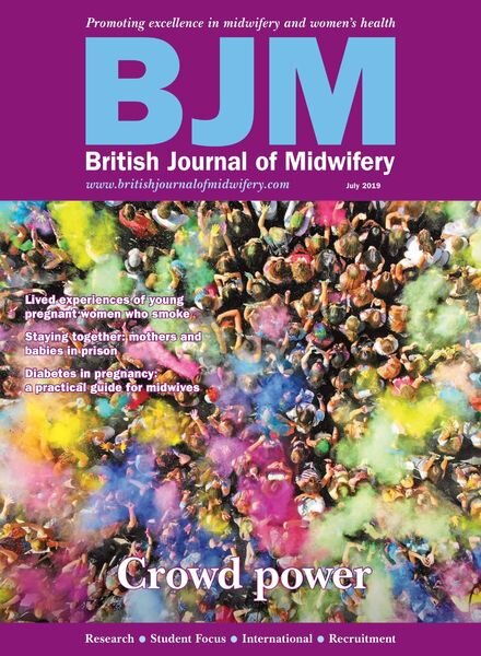 British Journal of Midwifery – July 2019 Cover