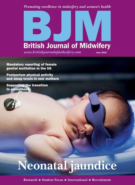 British Journal of Midwifery – June 2018 Cover