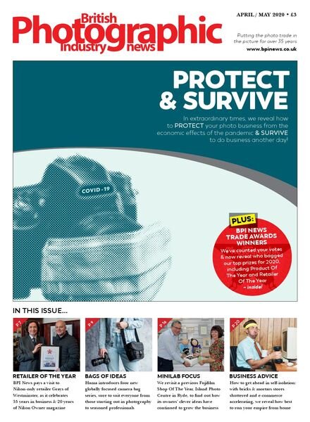 British Photographic Industry News – April-May 2020 Cover