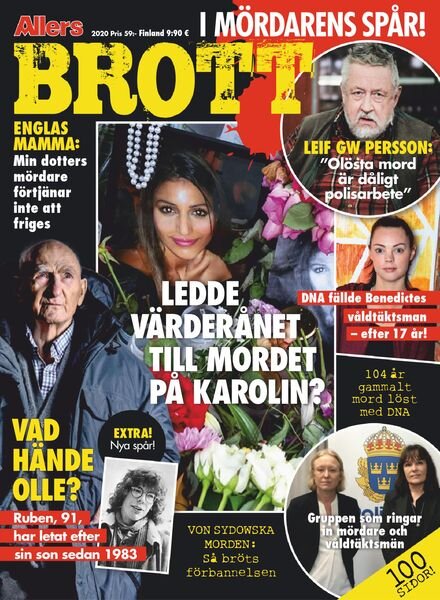 Brott, mord och mysterier – april 2020 Cover