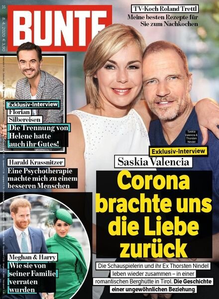 Bunte – 8 April 2020 Cover