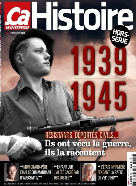 ca M’Interesse Histoire – Hors-Serie – Printemps 2020 Cover