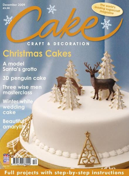 Cake Decoration & Sugarcraft – December 2009 Cover