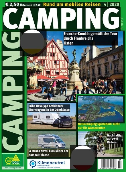 Camping Germany – April 2020 Cover