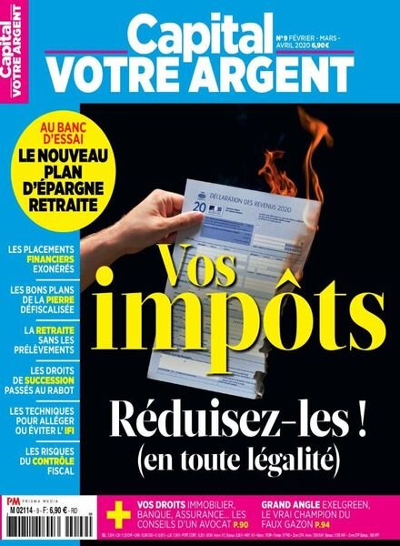 Capital Votre Argent – Fevrier-Avril 2020 Cover