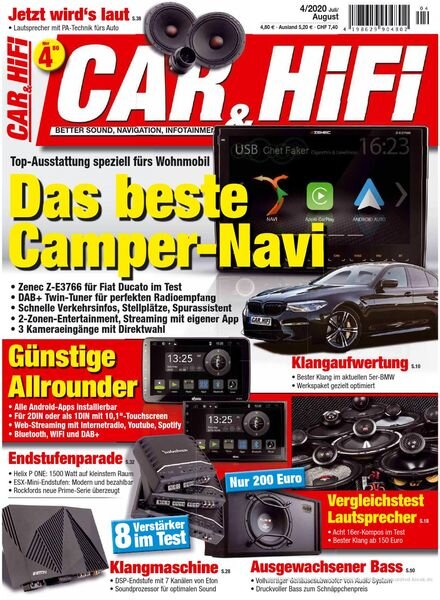 Car & Hifi – Juli-August 2020 Cover