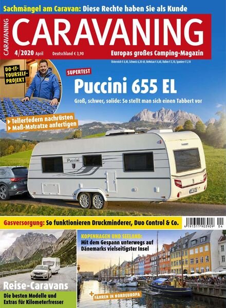 Caravaning – April 2020 Cover