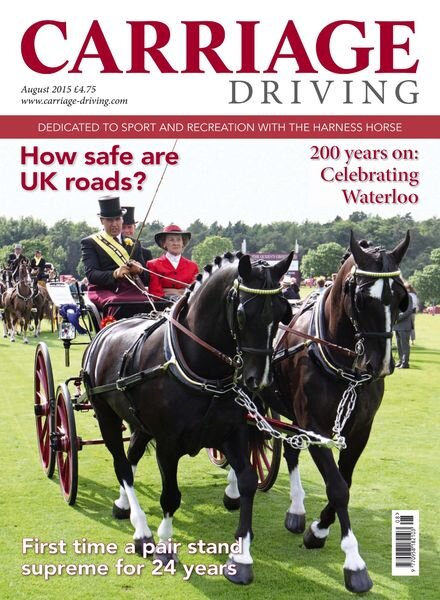 Carriage Driving – August 2015 Cover