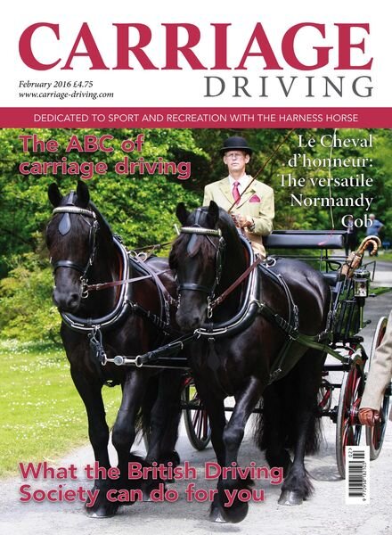 Carriage Driving – February 2016 Cover