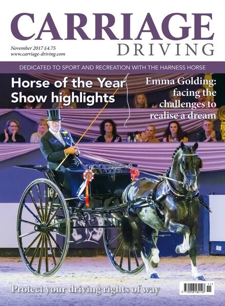 Carriage Driving – november 2017 Cover
