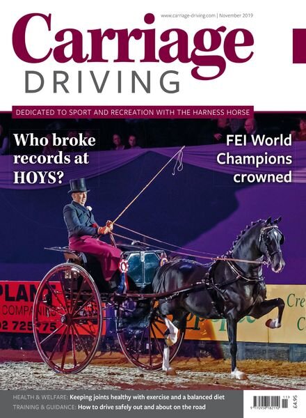 Carriage Driving – November 2019 Cover