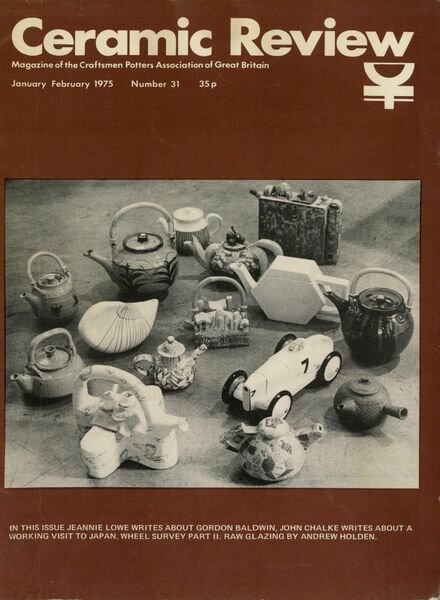 Ceramic Review – January-February 1975 Cover