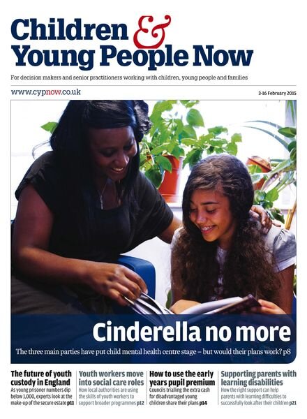 Children & Young People Now – 3 February 2015 Cover