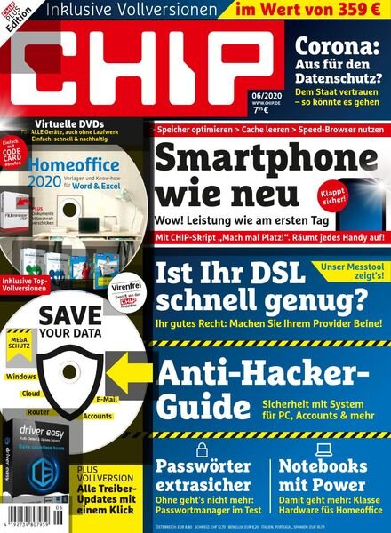 Chip Germany – Juni 2020 Cover