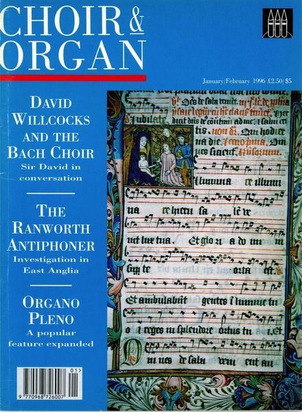 Choir & Organ – January-February 1996 Cover