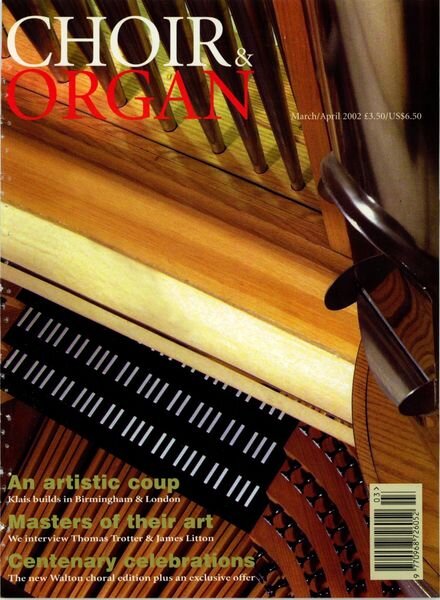 Choir & Organ – March-April 2002 Cover