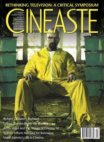 Cineaste – Fall 2014 Cover