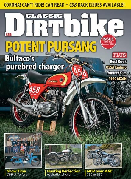 Classic Dirt Bike – May 2020 Cover