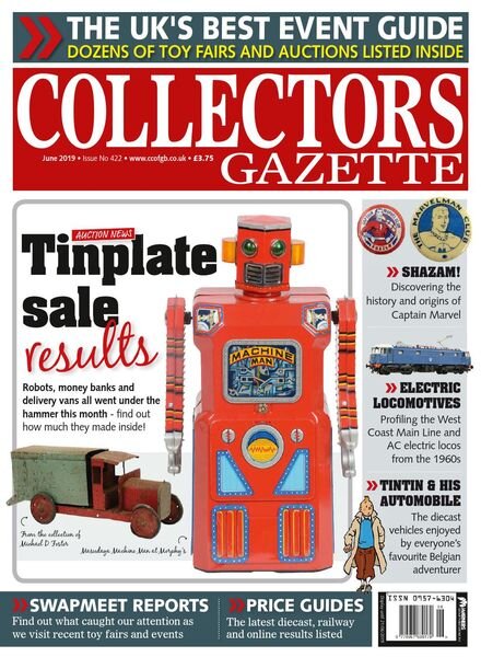 Collectors Gazette – Issue 422 – June 2019 Cover