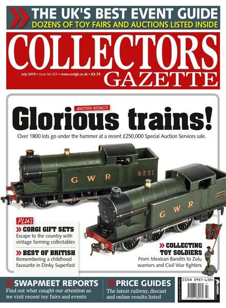 Collectors Gazette – Issue 423 – July 2019 Cover