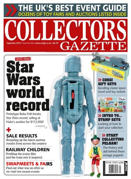 Collectors Gazette – Issue 426 – September 2019 Cover