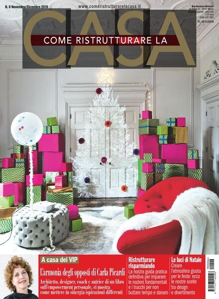 Come Ristrutturare la Casa – novembre-Dicembre 2019 Cover
