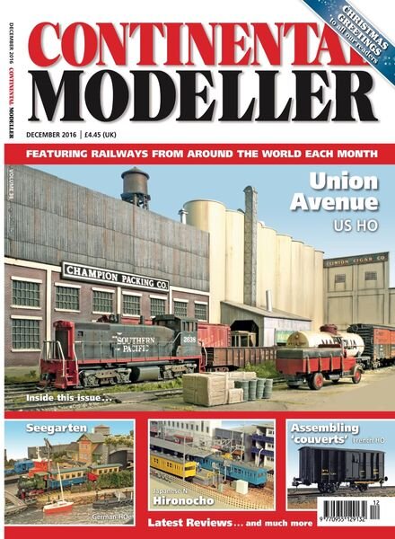 Continental Modeller – December 2016 Cover