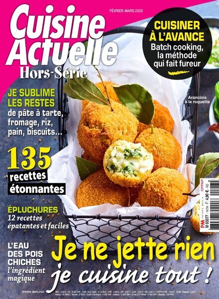 Cuisine Actuelle – Hors-Serie – Fevrier-Mars 2020 Cover