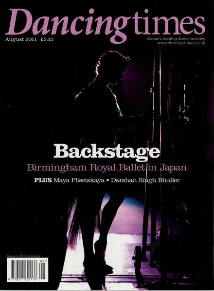 Dancing Times – August 2011 Cover