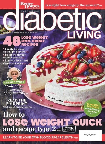 Diabetic Living Australia – May-June 2020 Cover