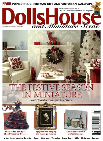 Dolls House & Miniature Scene – December 2012 Cover
