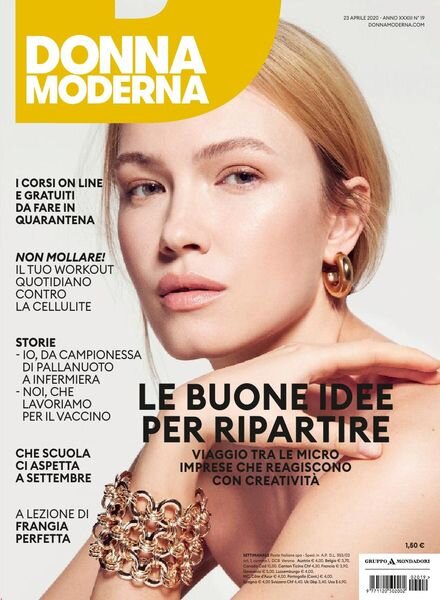 Donna Moderna – 23 aprile 2020 Cover