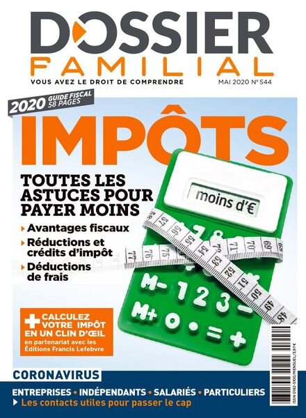 Dossier Familial – mai 2020 Cover