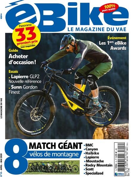 E Bike – avril 2020 Cover