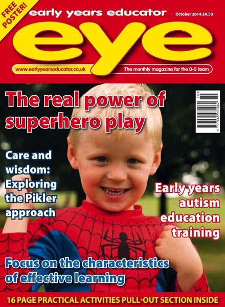 Early Years Educator – October 2014 Cover