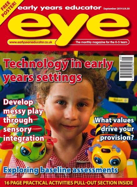 Early Years Educator – September 2014 Cover