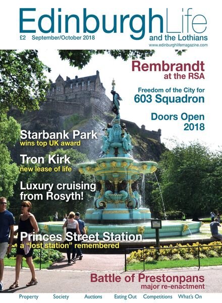 Edinburgh Life – September- October 2018 Cover