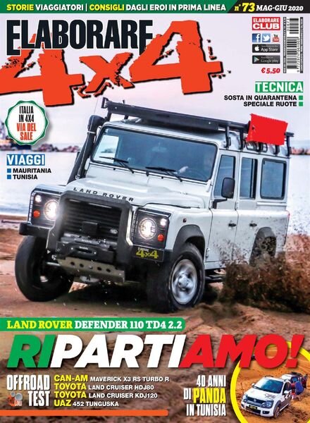 Elaborare 4×4 – Maggio-Giugno 2020 Cover