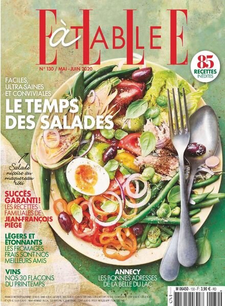 Elle a Table – mai 2020 Cover